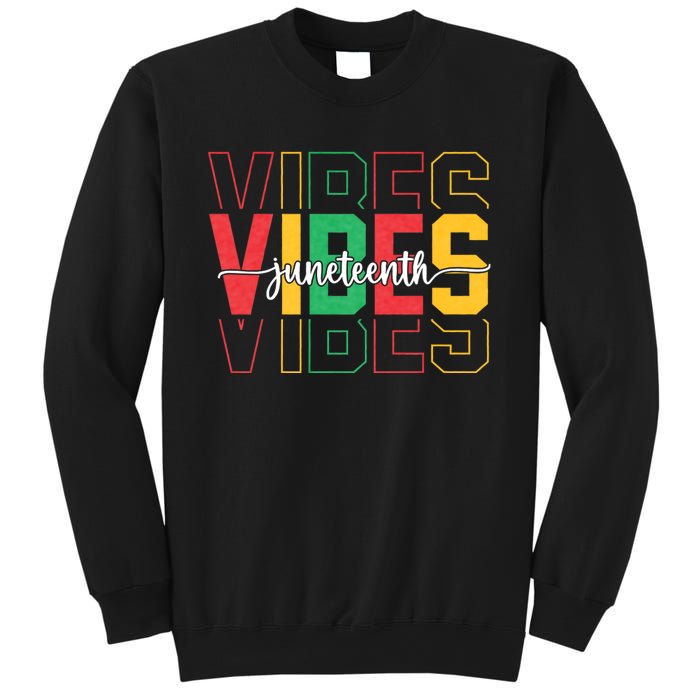 Juneteenth Vibes Retro Vintage 1865 Women Girl Afro Proud Sweatshirt