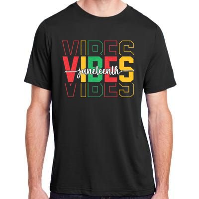 Juneteenth Vibes Retro Vintage 1865 Women Girl Afro Proud Adult ChromaSoft Performance T-Shirt