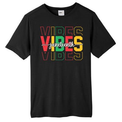 Juneteenth Vibes Retro Vintage 1865 Women Girl Afro Proud Tall Fusion ChromaSoft Performance T-Shirt