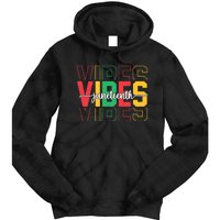 Juneteenth Vibes Retro Vintage 1865 Women Girl Afro Proud Tie Dye Hoodie