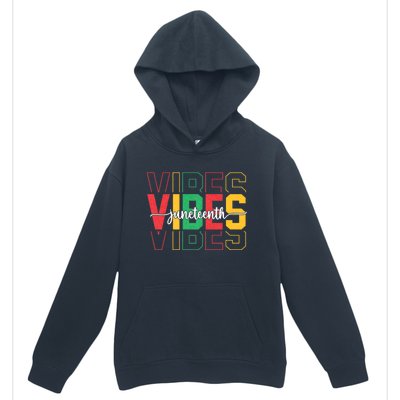 Juneteenth Vibes Retro Vintage 1865 Women Girl Afro Proud Urban Pullover Hoodie