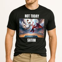 Jesus Vs Satan Playing Basketball Not Today Satan Cooling Performance Crew T-Shirt