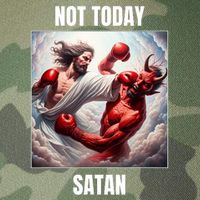Jesus Vs Satan In A Boxing Match Not Today Satan Legacy Tie Dye Trucker Hat