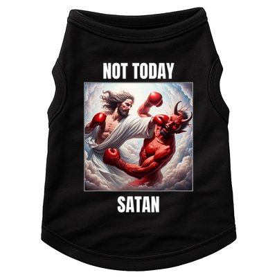 Jesus Vs Satan In A Boxing Match Not Today Satan Doggie Tank