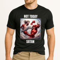Jesus Vs Satan In A Boxing Match Not Today Satan Performance Shirt