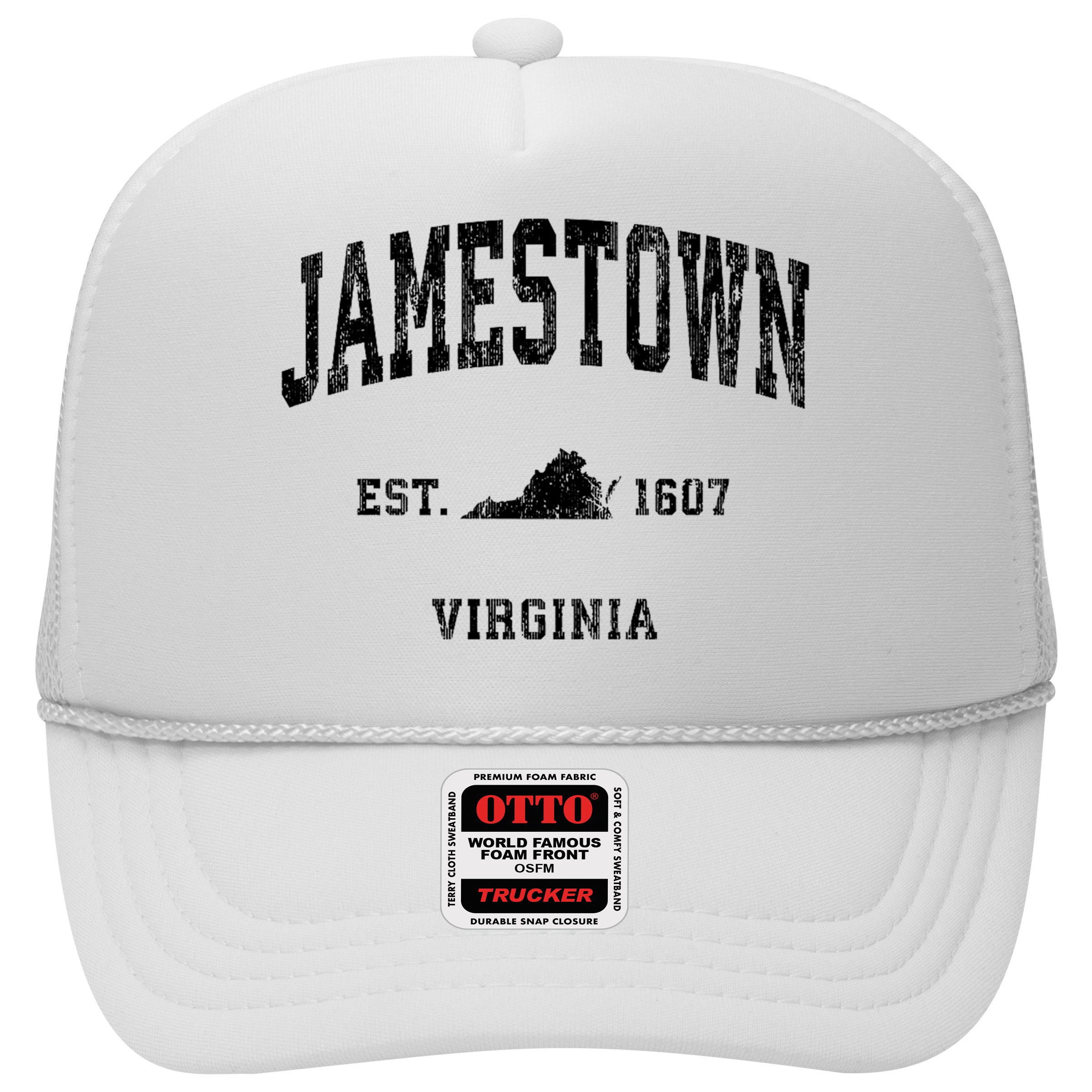 Jamestown Virginia Va Vintage Established Athletic Sports Design Hat