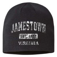 Jamestown Virginia Va Vintage Established Sports Sustainable Beanie