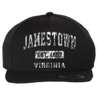 Jamestown Virginia Va Vintage Established Sports Wool Snapback Cap