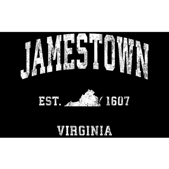 Jamestown Virginia Va Vintage Athletic Sports Bumper Sticker