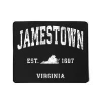 Jamestown Virginia Va Vintage Athletic Sports Mousepad