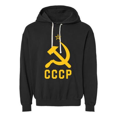 Jd Vance Wearing Cccp Social Communist Soviet Garment-Dyed Fleece Hoodie