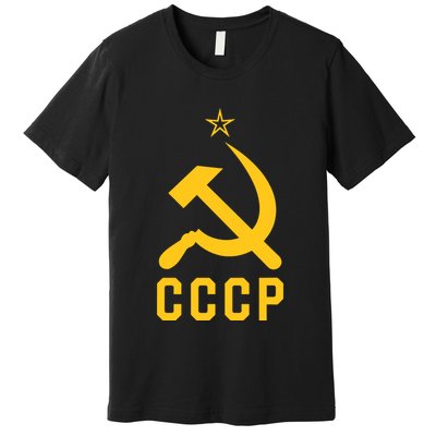 Jd Vance Wearing Cccp Social Communist Soviet Premium T-Shirt