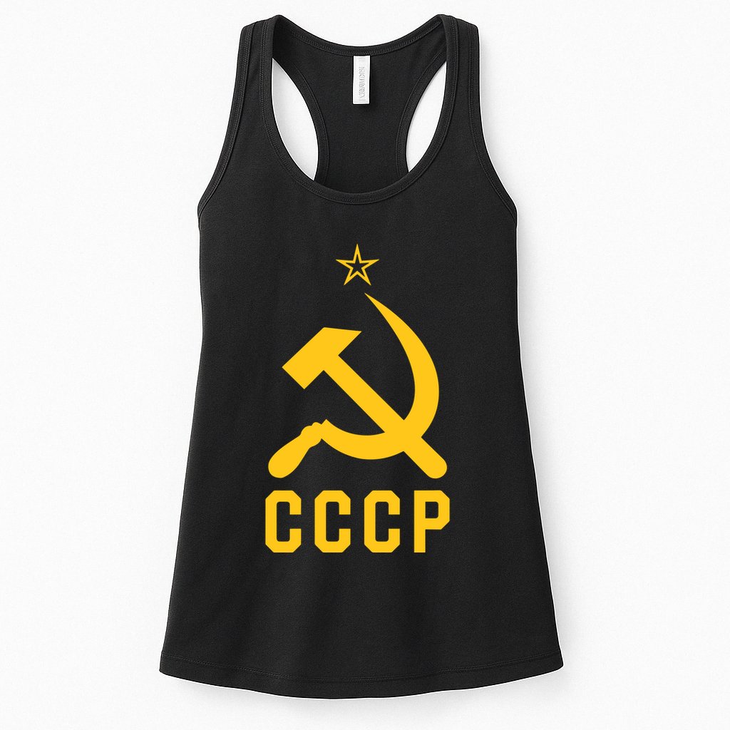 Jd Vance Wearing Cccp Social Communist Soviet Womens Tank Top