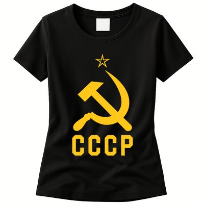Jd Vance Wearing Cccp Social Communist Soviet Womens T-Shirt