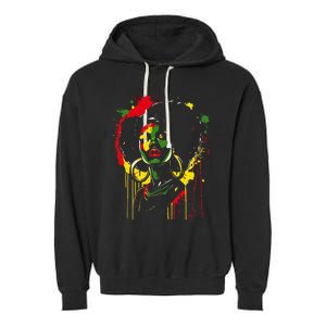 Juneteenth Women 2024 Celebrate Black Freedom Garment-Dyed Fleece Hoodie