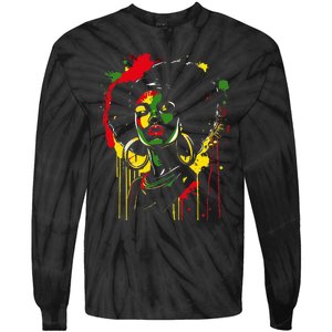 Juneteenth Women 2024 Celebrate Black Freedom Tie-Dye Long Sleeve Shirt