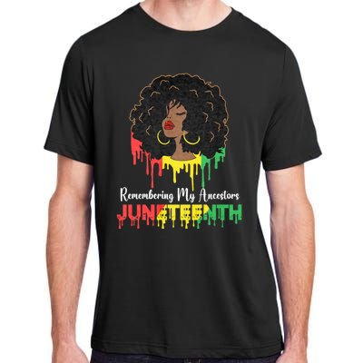 Juneteenth Women African American Black Women 1865 Adult ChromaSoft Performance T-Shirt