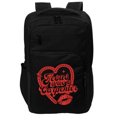 Jesus Was A Carpenter Groovy Christian Bible Impact Tech Backpack