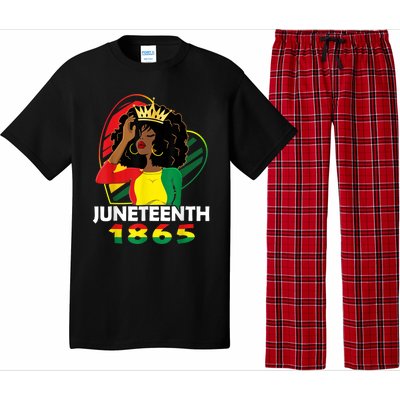 Juneteenth Women African American Black Pajama Set