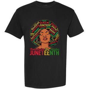 Juneteenth Wo African American Black Wo 1865 Garment-Dyed Heavyweight T-Shirt