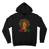 Juneteenth Wo African American Black Wo 1865 Hoodie