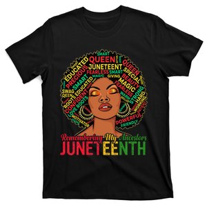 Juneteenth Wo African American Black Wo 1865 T-Shirt