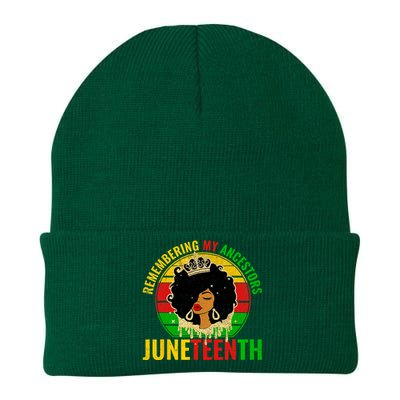 Juneteenth Women African American Black Women 1865 Knit Cap Winter Beanie