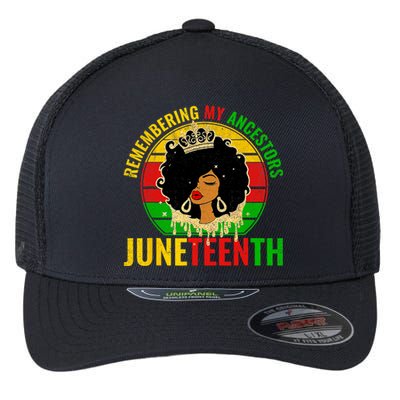 Juneteenth Women African American Black Women 1865 Flexfit Unipanel Trucker Cap