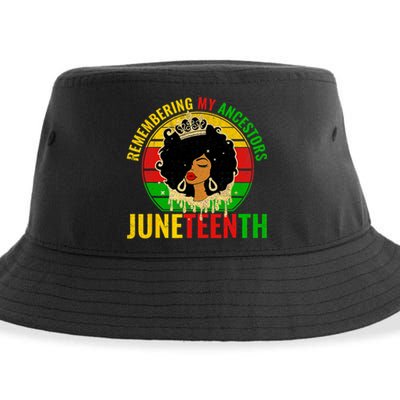 Juneteenth Women African American Black Women 1865 Sustainable Bucket Hat