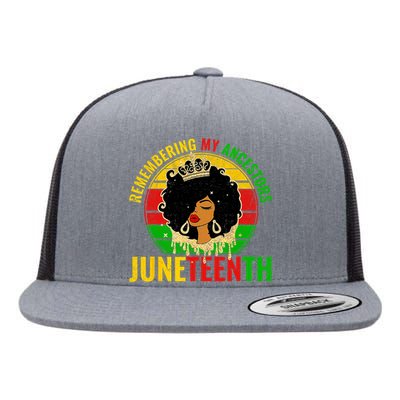 Juneteenth Women African American Black Women 1865 Flat Bill Trucker Hat