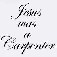 Jesus Was A Carpenter Golf Towel