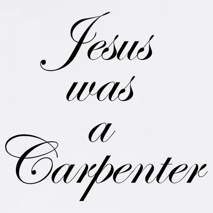 Jesus Was A Carpenter Golf Towel