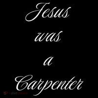 Jesus Was A Carpenter Christian God 16 in Basic Backpack