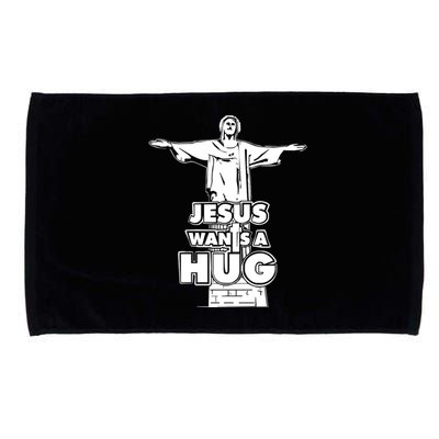 Jesus Wants A Hug Microfiber Hand Towel