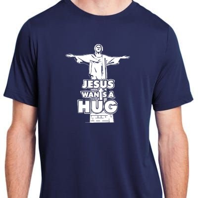 Jesus Wants A Hug Adult ChromaSoft Performance T-Shirt