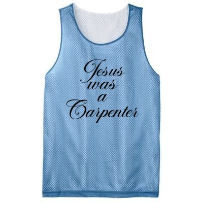 Jesus Was A Carpenter Mesh Reversible Basketball Jersey Tank