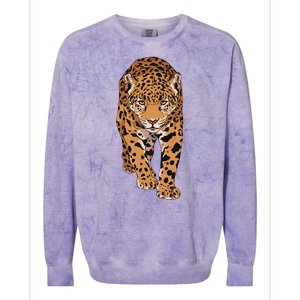 Jaguar Wild Animal Art Colorblast Crewneck Sweatshirt