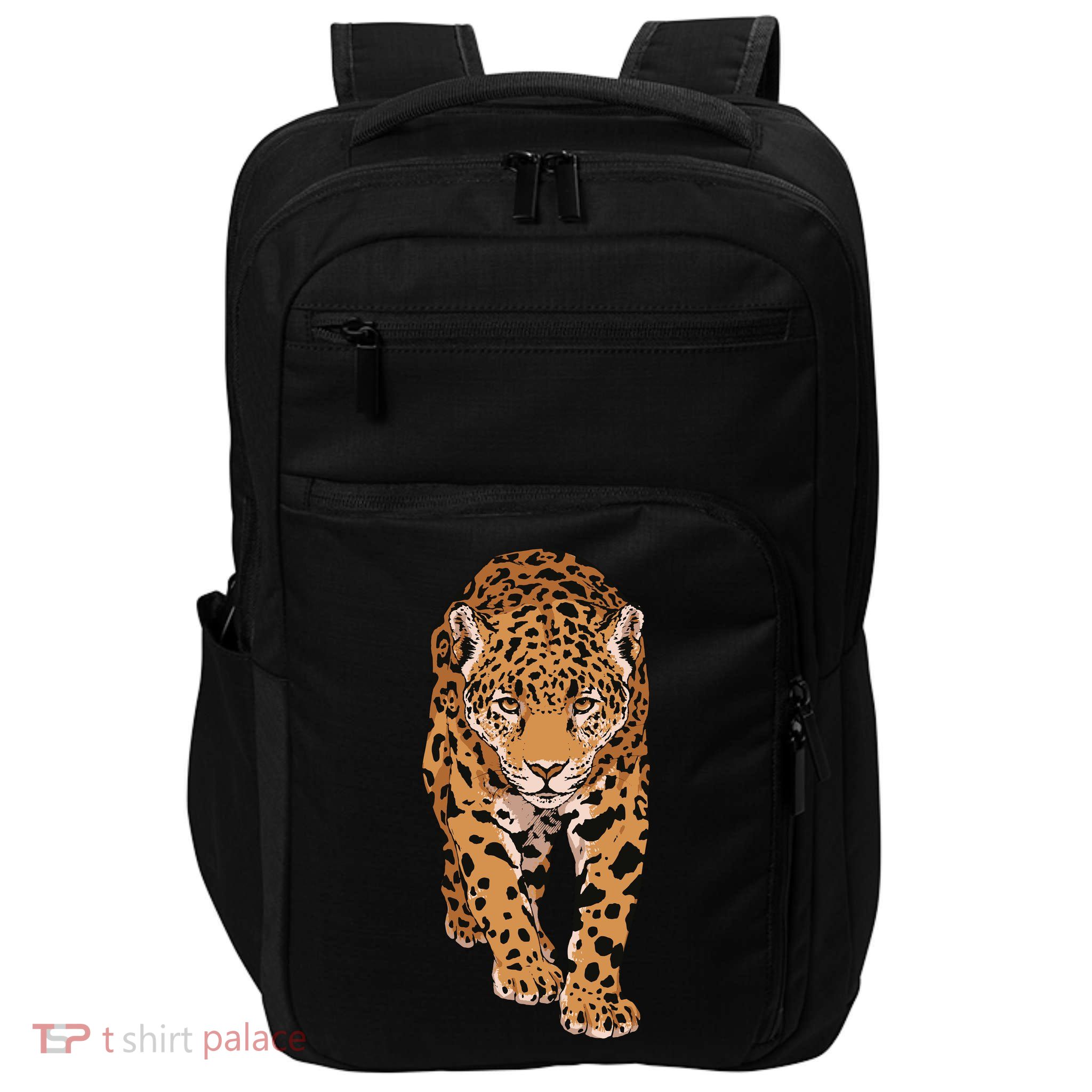 Jaguar Wild Animal Art Impact Tech Backpack