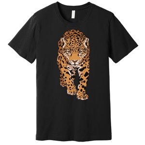 Jaguar Wild Animal Art Premium T-Shirt