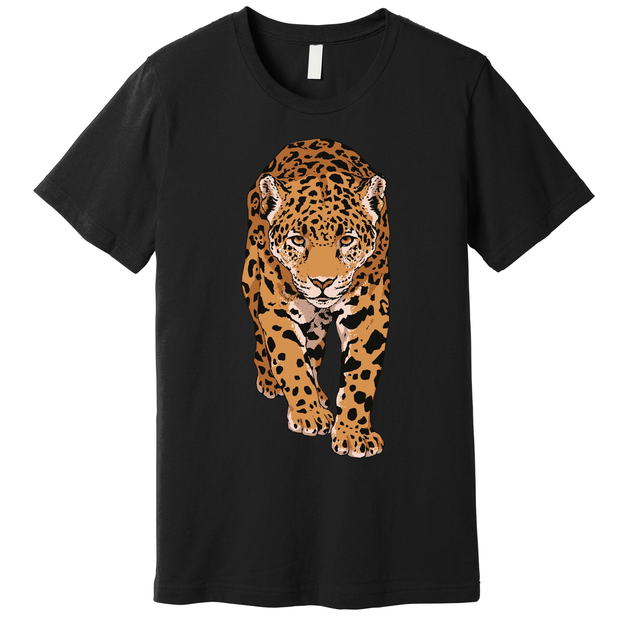 Jaguar Wild Animal Art Premium T-Shirt