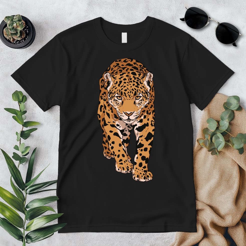Jaguar Wild Animal Art Premium T-Shirt
