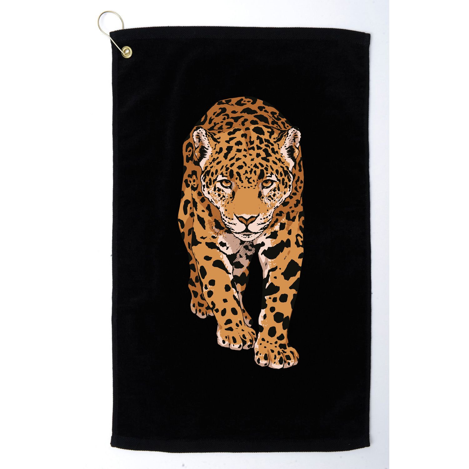 Jaguar Wild Animal Art Golf Towel