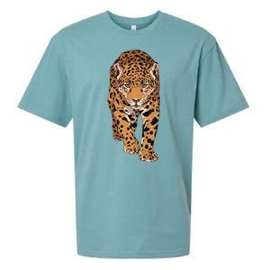 Jaguar Wild Animal Art Sueded Cloud Jersey T-Shirt