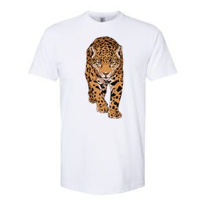 Jaguar Wild Animal Art Softstyle CVC T-Shirt