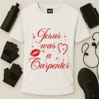 Jesus Was A Carpenter Christian Jesus Sayings Cooling Performance Crew T-Shirt