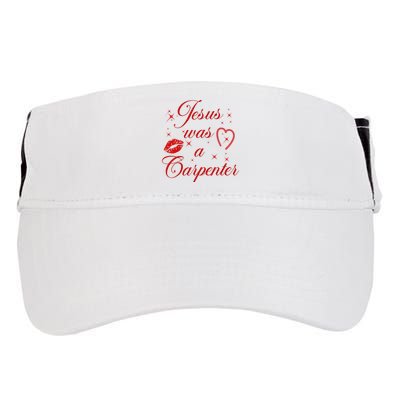 Jesus Was A Carpenter Christian Jesus Sayings Adult Drive Performance Visor