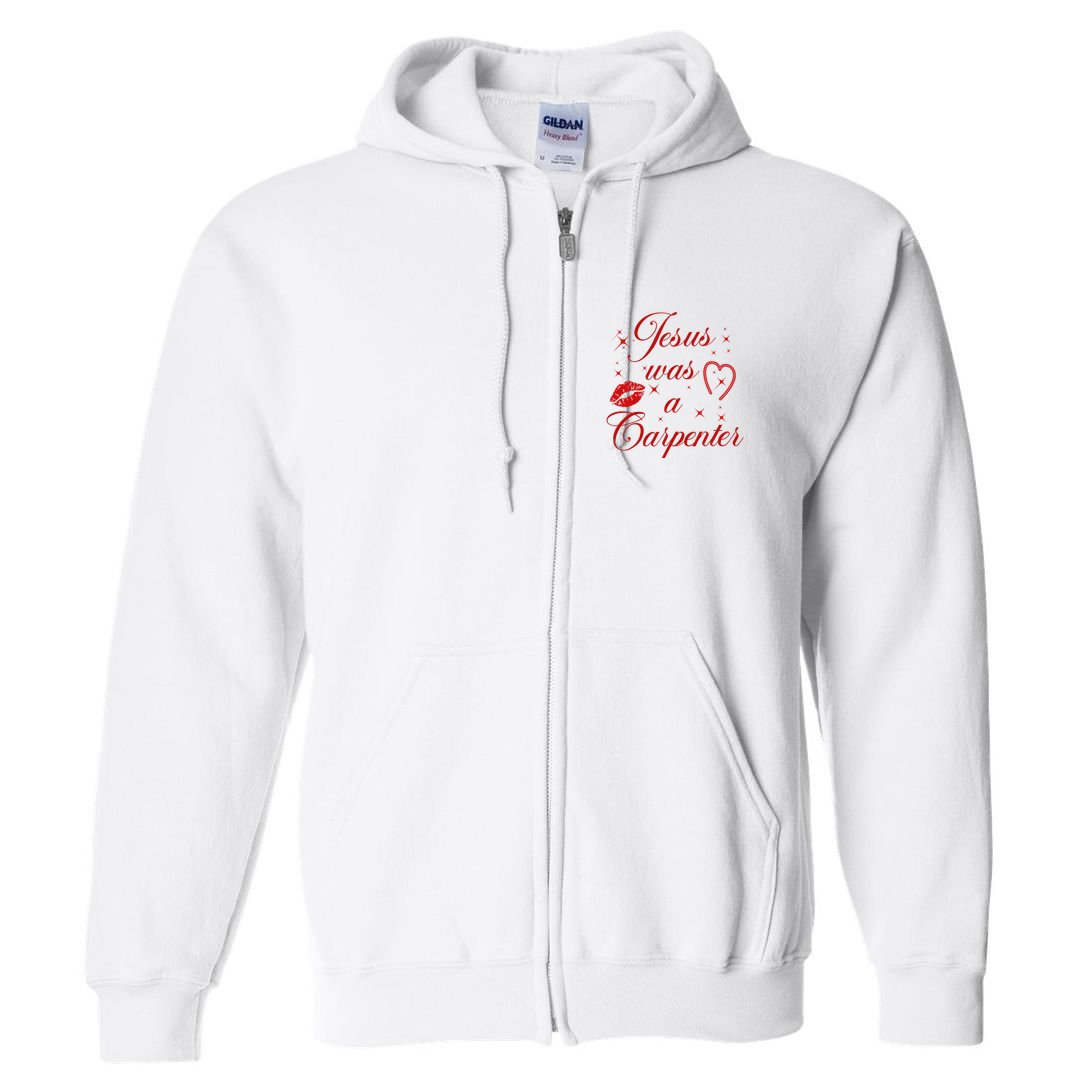 Jesus Was A Carpenter Christian Jesus Sayings Full Zip Hoodie