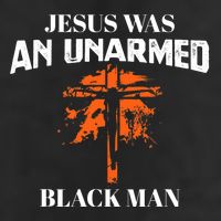 Jesus Was An Unarmed Black Man Religious Christian Bible 7 Panel Mesh Trucker Snapback Hat