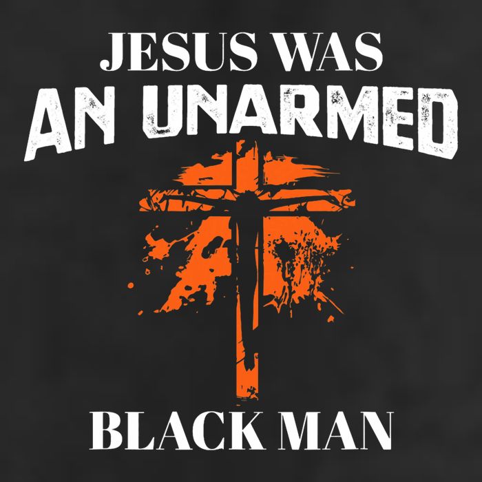Jesus Was An Unarmed Black Man Religious Christian Bible 7 Panel Mesh Trucker Snapback Hat