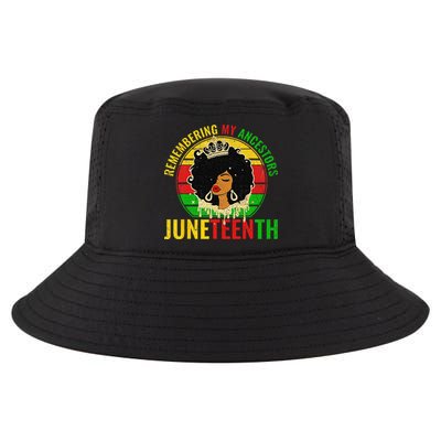 Juneteenth wo African American black Wo 1865 Cool Comfort Performance Bucket Hat